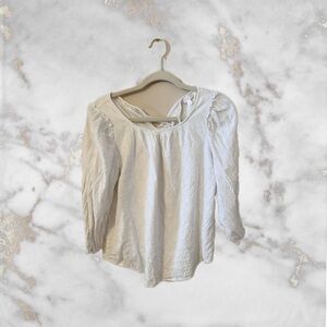 LC Lauren Conrad Cream Blouse